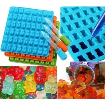 Forma na pečení 0608 SILIKONOVÁ FORMA NA MEDVÍDKY HARIBO