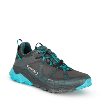 Dámská treková obuv AKU Flyrock GTX Ws Barva: Black/Turquoise, Velikost: 6,5
