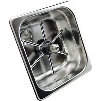 Kávovar Rhino Coffee Gear Rhino Oplachovač Konviček na Mléko čtverec - 150mm - Spinjet, Certifikováno NSF