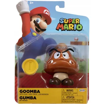 Figurka Super Mario Oficiální Figurka Goomba s Mincí