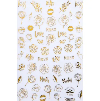 samolepka Samolepky Allepaznokcie zlaté