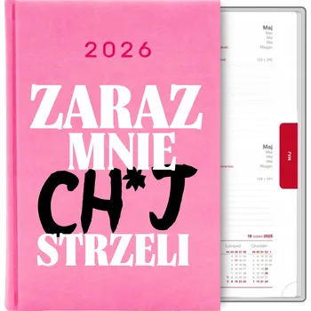 Kalendář Knižkový kalendář 2026 A5 růžový