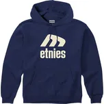 mikina Etnies Icon E Hoodie - Navy/Tan M