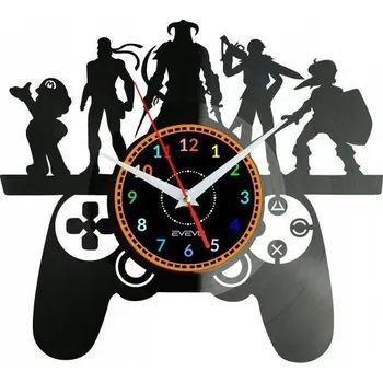 Hodiny Nástěnné hodiny Evevo černé 30 cm