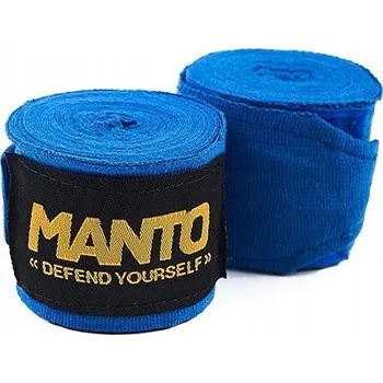 Boxerské rukavice Manto OMOTÁVKY boxerské bandáže DEFEND V2 modré 4 m