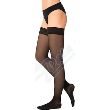 Stahovací punčochy RELAX PREMIUM stehen.punčochy vel.M black magic