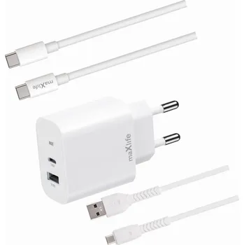 Rychlá nabíječka 30W se 2 porty a dvěma USB-C kabely pro Realme 12 Plus 5G