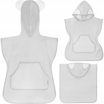 Kryt s kapucí Bocioland 60 x 55 cm šedý