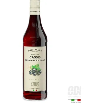 Sirup ODK Sirup Černý rybíz - Cassis / Blackcurrant 750 ml