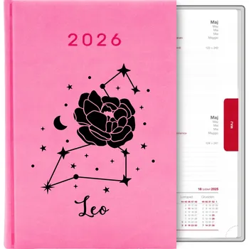 Kalendář Knižkový kalendář 2026 A5 růžový