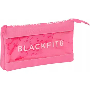 Penál Třípatrový penál BlackFit8 Glow up Růžový (22 x 12