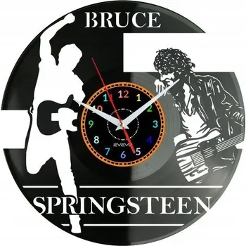 Hodiny Bruce Springsteen Nástěnné Hodiny Vinylová Deska Moderní Dekorativní Na Zeď