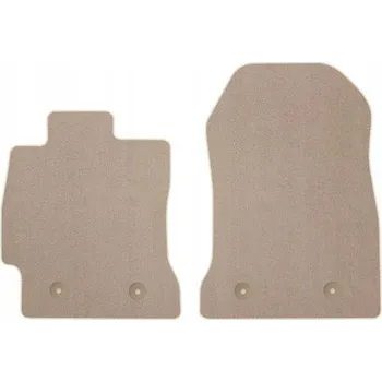autokoberec TOYOTA GT86 12-20 velurové autokoberce COMFORT BÉŽOVÉ PŘEDNÍ