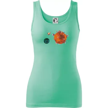 Dámské tričko Kolonizace Marsu - Dámské tílko - S ( Mátová )