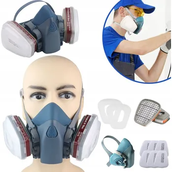 Moto oblečení PROFESIONÁLNÍ PROTIPRACHOVÁ MASKA S DVOJITÝM FILTRAČNÍM SYSTÉMEM