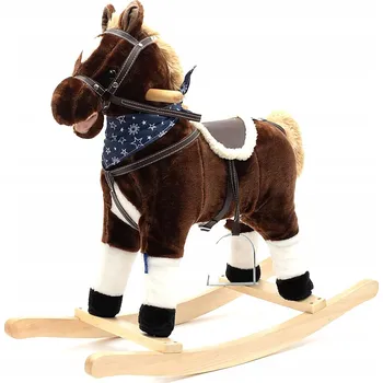 Houpací kůň Houpací kůň s šátkem, hnědý, hraje melodii