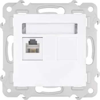 Elektrická zásuvka Internetová zásuvka nástěnná Bella bílá