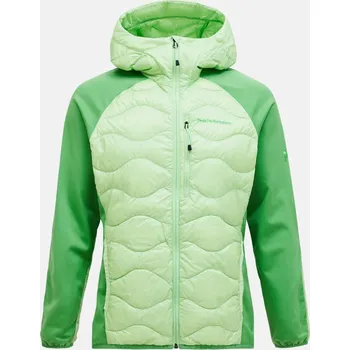 BUNDA PEAK PERFORMANCE M HELIUM DOWN HYBRID HOOD VIVID GREEN