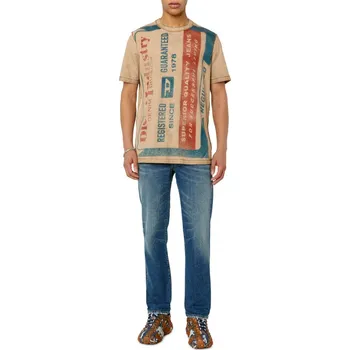 Pánské džíny DŽÍNY DIESEL 2020 D-VIKER TROUSERS BLUE