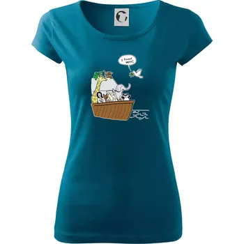 Pravda s Noemovou archou - Dámské triko Pure - S ( Petrolejová )