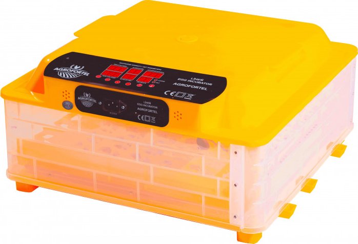 Agrofortel NOVÝ MODEL - Automatická líheň s regulací vlhkosti WQ-56A pro 56 vajec. S prosvětlovačkou. DÁREK ZDARMA