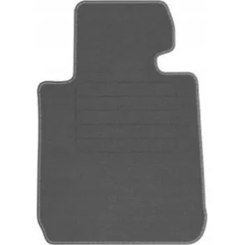 autokoberec BMW 1 F21 2012 - 2019 Velurová autokobercová rohož ŠEDÁ STRANA ŘIDIČE PREMIUM