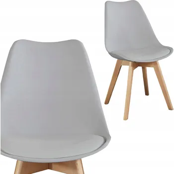 Křeslo Židle Viking umělá kůže šedá 1 ks