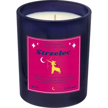 Svíčka Sójová vonná svíčka – znamení zvěrokruhu Střelec – pro fanoušky astrologie Cup&You 1 ks