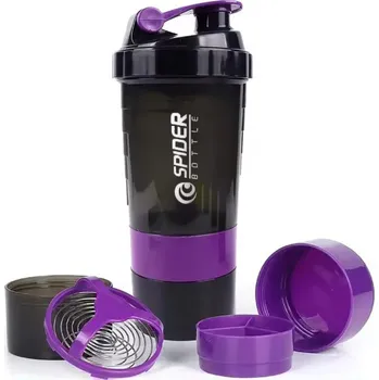 Láhev Flamenco Mystique Sportovní šejkr 500ML s Twist Off víkem a sítkem na proteinové nápoje BD55FIO