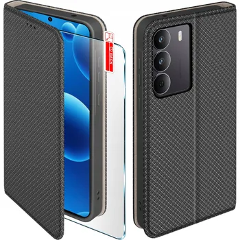Pouzdro na mobilní telefon Flipové pouzdro KrainaGSM pro realme 14X 5G černé