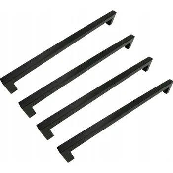 Nábytkové kování Nábytková úchytka klasická černá matná 26,8 x 1,2 x 3,5 cm