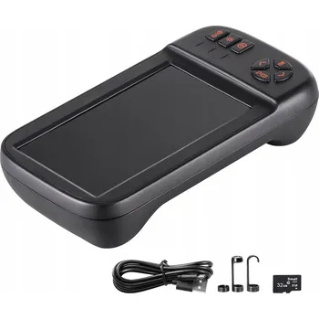 Endoskopická kamera s trojitým objektivem do trubek, 2860mAh, 5m, trojitý objektiv