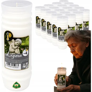 Obraz Náplně do hřbitovních svíček Skvělé pro parafínové horko 4 dny x20 Čisté vypalování