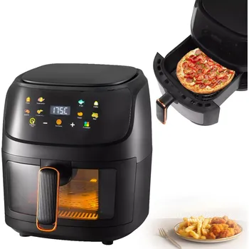 fritéza Horkovzdušná fritéza Bedee FRYTKOWNICA POWIETRZNA 1800W CZARNY 1800 W 8 l