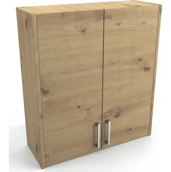 Koupelnový nábytek SKŘÍŇKA NAD PRAČKU ZÁVĚSNÁ SKŘÍŇKA DO KOUPELNY ZUZIA 62/56/30 DUB ARTISAN