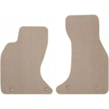 autokoberec AUDI RS6 02-04 velurové autokoberce COMFORT béžové PŘEDNÍ