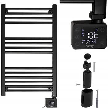 Radiátor Elektrický koupelnový radiátor Camry 600 W 50 x 90 mm černý