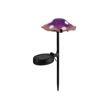 Venkovní osvětlení LIVARNO home Dekorativní solární svítidlo (puntíky / lila fialová)