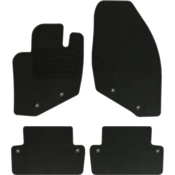 autokoberec Velurové autokoberce s upevněním v sadě Edecor