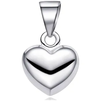 Přívěsek Stříbrný přívěšek srdíčko hladké STRZ1210F