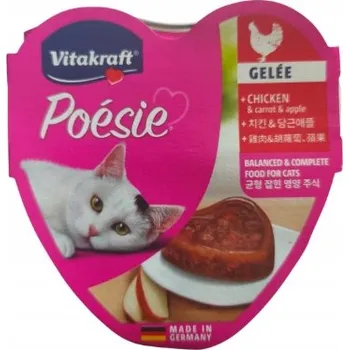 Krmivo pro kočku VITAKRAFT krmivo pro kočky POESIE mrkev jablko 85g