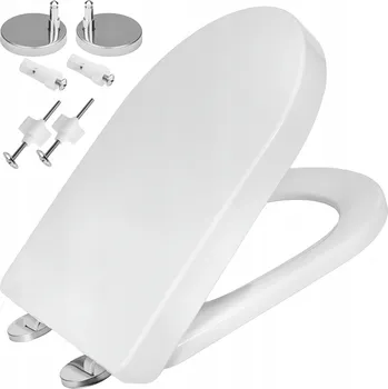 WC sedátko WC sedátko Aqui QUADRO bílé polypropylen