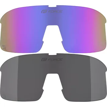 Sluneční brýle FORCE Náhradní sklo Force Spire, zrcadlové barva černá