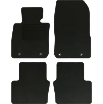 autokoberec Velurové autokoberce s upevněním v sadě Edecor