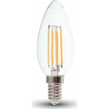Žárovka LED žárovka V-TAC V-TAC 6W Filament E14 3000K