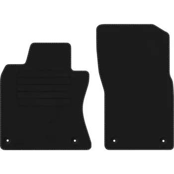 autokoberec Velurové autokoberce s upevněním v sadě Edecor