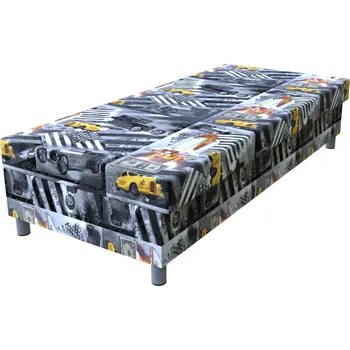 Postel Válenda USA 195 × 85 cm pružinová na nohách