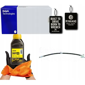 Brzdová hadice BRZDOVÁ HADICE PRUŽNÁ PŘEDNÍ L HONDA CITY V IN #Petrolhead Pro+ Kit15