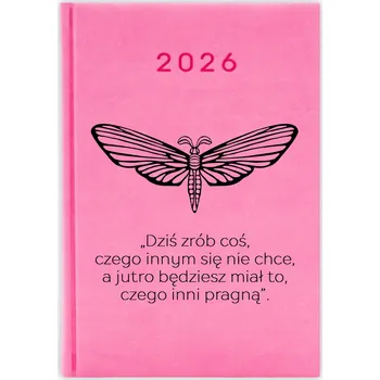 Kalendář Knižkový kalendář 2026 A5 růžový