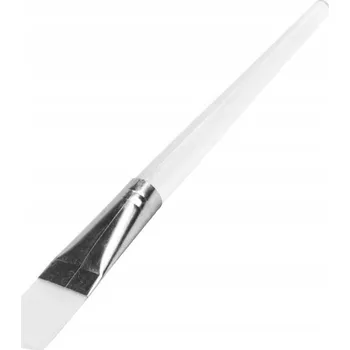 Kosmetický štětec Štětec na řasy a masky, bílý transparentní